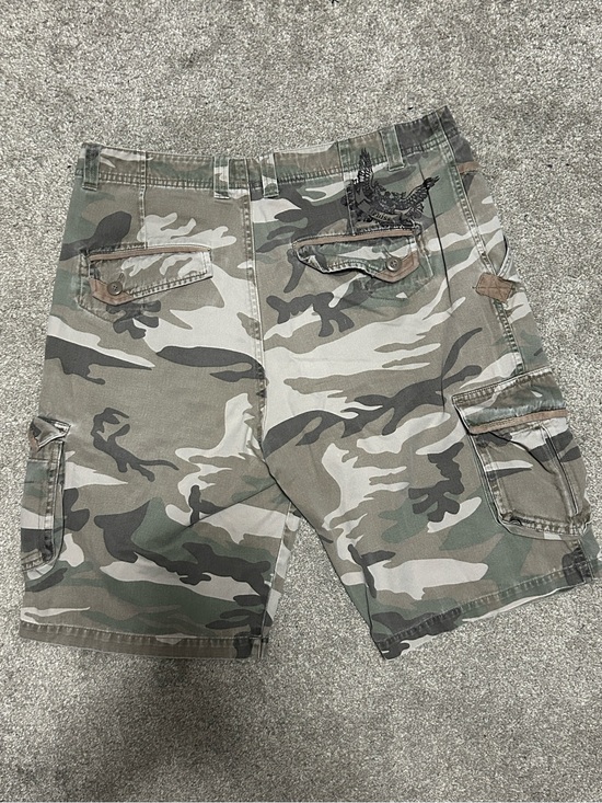 Abercrombie & Fitch Other - Y2K DeVISE Camo Baggy Cargo Dad Shorts